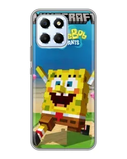 Чохол для Huawei Honor X6 з картинкою «Губка Боб Minecraft»