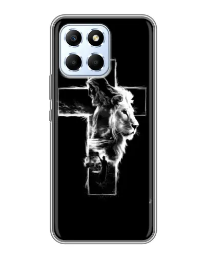 Чехол для Huawei Honor X6 с картинкой «Сияющий крест Jesus» Чехол для Huawei Honor X6 с картинкой «Сияющий крест Jesus»