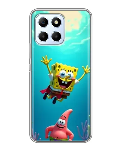 Чехол для Huawei Honor X6 с картинкой «Спанч Боб под водой» Чехол для Huawei Honor X6 с картинкой «Спанч Боб под водой»