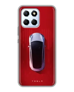 Чехол для Huawei Honor X6 с картинкой «Tesla Top View»