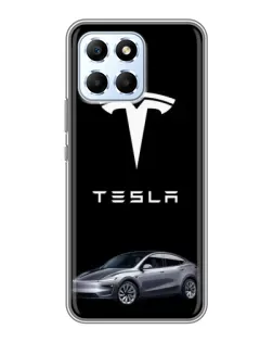 Чехол для Huawei Honor X6 с картинкой «Tesla Model Y» Чехол для Huawei Honor X6 с картинкой «Tesla Model Y»