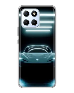 Чехол для Huawei Honor X6 с картинкой «Tesla в неоне» Чехол для Huawei Honor X6 с картинкой «Tesla в неоне»