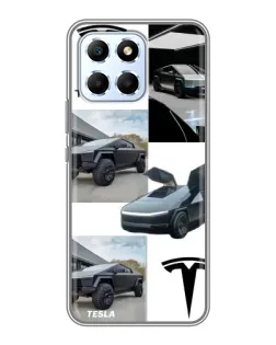 Чехол для Huawei Honor X6 с картинкой «Коллаж Cybertruck Tesla» Чехол для Huawei Honor X6 с картинкой «Коллаж Cybertruck Tesla»