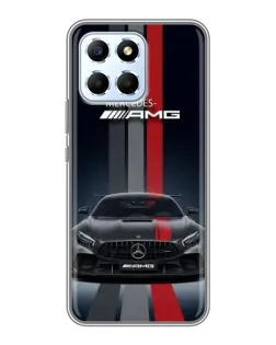Чохол для Huawei Honor X6 з картинкою «Mercedes — білий карбон»