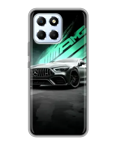 Чехол для Huawei Honor X6 с картинкой «Темный Mercedes AMG»