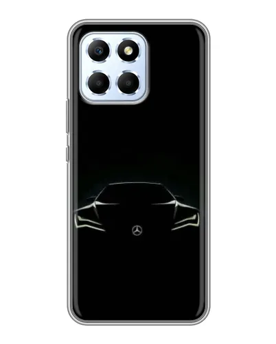 Чехол для Huawei Honor X6 с картинкой «Mercedes — силуэт авто» Чехол для Huawei Honor X6 с картинкой «Mercedes — силуэт авто»