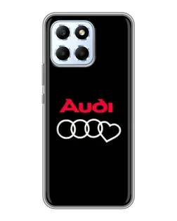 Чехол для Huawei Honor X6 с картинкой «Логотип Audi Heart»