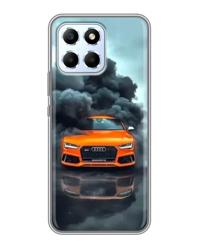 Чехол для Huawei Honor X6 с картинкой «Audi в облаках дыма» Чехол для Huawei Honor X6 с картинкой «Audi в облаках дыма»