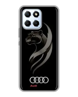 Чехол для Huawei Honor X6 с картинкой «Графика — пантера и Audi» Чехол для Huawei Honor X6 с картинкой «Графика — пантера и Audi»