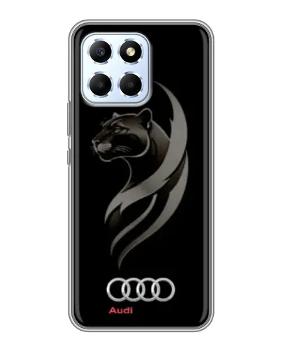 Чехол для Huawei Honor X6 с картинкой «Графика — пантера и Audi» Чехол для Huawei Honor X6 с картинкой «Графика — пантера и Audi»