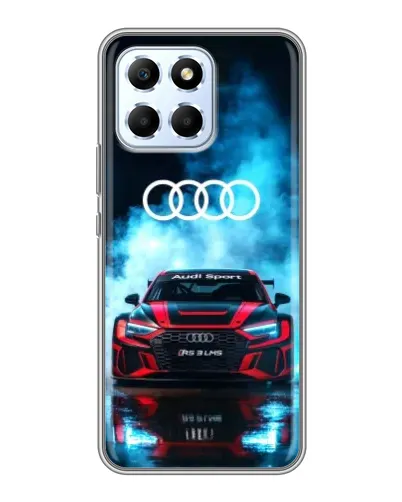 Чехол для Huawei Honor X6 с картинкой «Audi Sport — неон» Чехол для Huawei Honor X6 с картинкой «Audi Sport — неон»