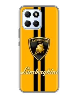 Чохол для Huawei Honor X6 з картинкою «Lamborghini Stripe жовтий»