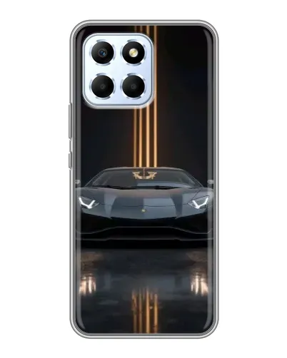 Чехол для Huawei Honor X6 с картинкой «Lamborghini золотые линии» Чехол для Huawei Honor X6 с картинкой «Lamborghini золотые линии»