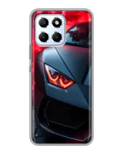 Чехол для Huawei Honor X6 с картинкой «Lamborghini красное сияние»