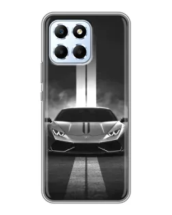Чехол для Huawei Honor X6 с картинкой «Lamborghini симметрия дорог»