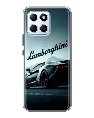 Чехол для Huawei Honor X6 с картинкой «Классическая надпись Lamborghini» Чехол для Huawei Honor X6 с картинкой «Классическая надпись Lamborghini»