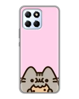 Чохол для Huawei Honor X6 з картинкою «Pusheen та печиво»