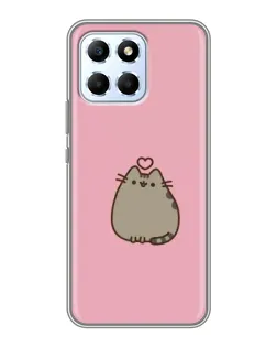 Чохол для Huawei Honor X6 з картинкою «Pusheen серце»
