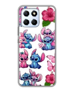 Чохол для Huawei Honor X6 з картинкою «Стікери Stitch та Angel»