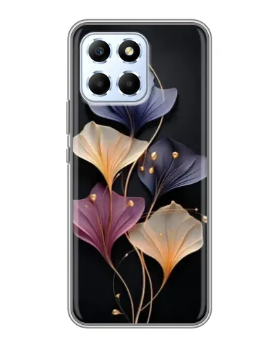 Чехол для Huawei Honor X6 с картинкой «Лиловые цветы грации» Чехол для Huawei Honor X6 с картинкой «Лиловые цветы грации»