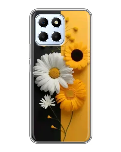 Чехол для Huawei Honor X6 с картинкой «Подсолнух и ромашка» Чехол для Huawei Honor X6 с картинкой «Подсолнух и ромашка»