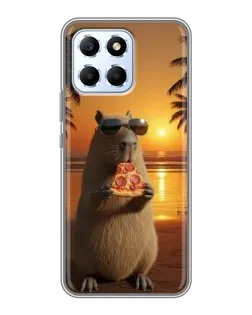 Чохол для Huawei Honor X6 з картинкою «Капібара з піцою» Чохол для Huawei Honor X6 з картинкою «Капібара з піцою»