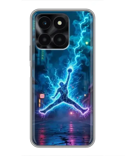 Чехол для Huawei Honor X6a с картинкой «Jordan Gold Jumpman»