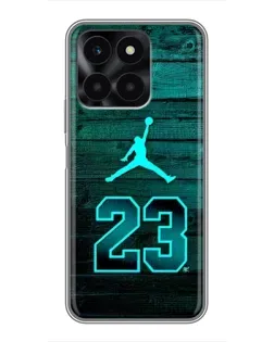 Чехол для Huawei Honor X6a с картинкой «Jordan Cyan 23» Чехол для Huawei Honor X6a с картинкой «Jordan Cyan 23»