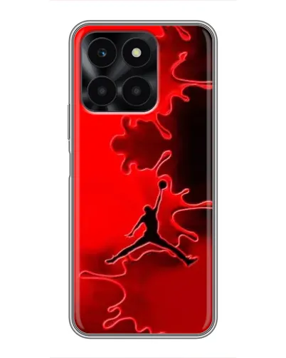 Чехол для Huawei Honor X6a с картинкой «Jordan Red Smoke»