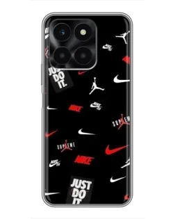 Чехол для Huawei Honor X6a с картинкой «Nike Mix Pattern» Чехол для Huawei Honor X6a с картинкой «Nike Mix Pattern»