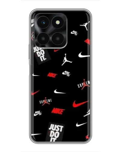 Чехол для Huawei Honor X6a с картинкой «Nike Mix Pattern»