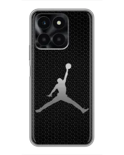 Чехол для Huawei Honor X6a с картинкой «Jordan Dark Carbon» Чехол для Huawei Honor X6a с картинкой «Jordan Dark Carbon»