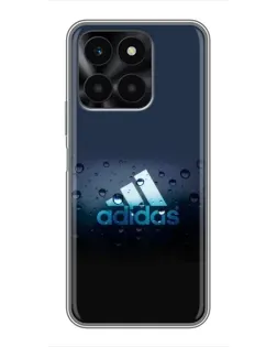 Чехол для Huawei Honor X6a с картинкой «Adidas Water Drops» Чехол для Huawei Honor X6a с картинкой «Adidas Water Drops»