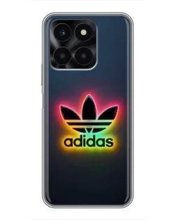 Чехол для Huawei Honor X6a с картинкой «Неоновый Adidas» Чехол для Huawei Honor X6a с картинкой «Неоновый Adidas»
