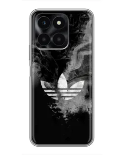 Чехол для Huawei Honor X6a с картинкой «Абстрактный дым Adidas» Чехол для Huawei Honor X6a с картинкой «Абстрактный дым Adidas»