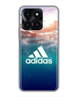 Чехол для Huawei Honor X6a с картинкой «Океанская глубина адидас» Чехол для Huawei Honor X6a с картинкой «Океанская глубина адидас»