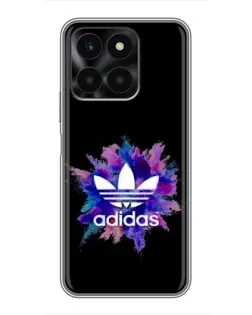 Чохол для Huawei Honor X6a з картинкою «Вибух фарб Adidas»