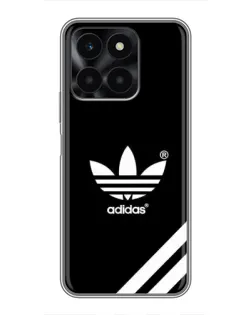 Чохол для Huawei Honor X6a з картинкою «Adidas з діагональними смугами»