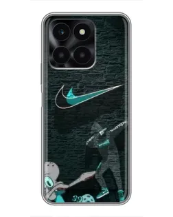 Чохол для Huawei Honor X6a з картинкою «Спортивний арт Nike» Чохол для Huawei Honor X6a з картинкою «Спортивний арт Nike»