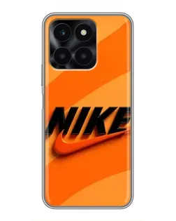 Чохол для Huawei Honor X6a з картинкою «Помаранчевий драйв Nike» Чохол для Huawei Honor X6a з картинкою «Помаранчевий драйв Nike»