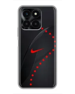 Чохол для Huawei Honor X6a з картинкою «Абстрактний дизайн Nike»