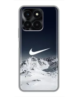 Чохол для Huawei Honor X6a з картинкою «Nike — зимові гори»