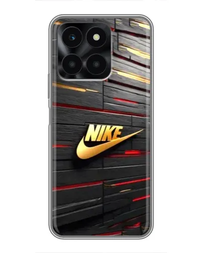 Чохол для Huawei Honor X6a з картинкою «Золотий Nike на металі» Чохол для Huawei Honor X6a з картинкою «Золотий Nike на металі»