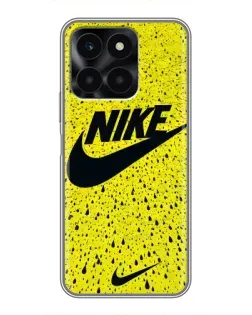 Чохол для Huawei Honor X6a з картинкою «Жовтий текстурний Nike»