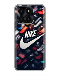 Чохол для Huawei Honor X6a з картинкою «Колекція кросівок Nike»