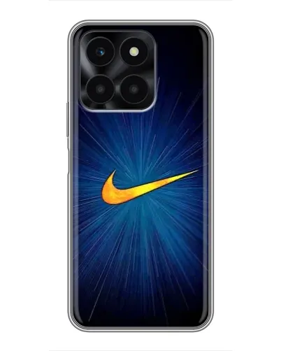 Чехол для Huawei Honor X6a с картинкой «Синий пульс Nike» Чехол для Huawei Honor X6a с картинкой «Синий пульс Nike»
