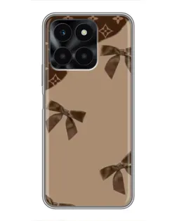 Чехол для Huawei Honor X6a с картинкой «LV — кофейный атлас» Чехол для Huawei Honor X6a с картинкой «LV — кофейный атлас»