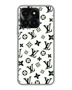 Чехол для Huawei Honor X6a с картинкой «Монохромный хаос LV» Чехол для Huawei Honor X6a с картинкой «Монохромный хаос LV»