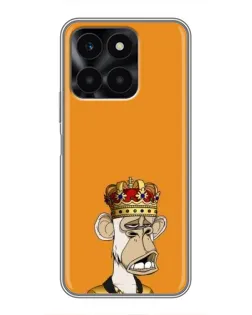 Чехол для Huawei Honor X6a с картинкой «Золотая обезьяна Bored Ape» Чехол для Huawei Honor X6a с картинкой «Золотая обезьяна Bored Ape»