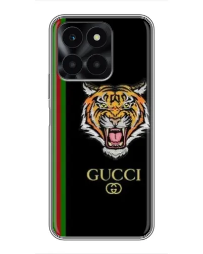 Чехол для Huawei Honor X6a с картинкой «Тигр Gucci»